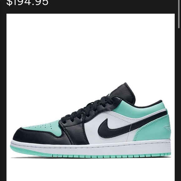 Air Jordan 1 Low Emerald Rise 553558-117 - Picture 10 of 12